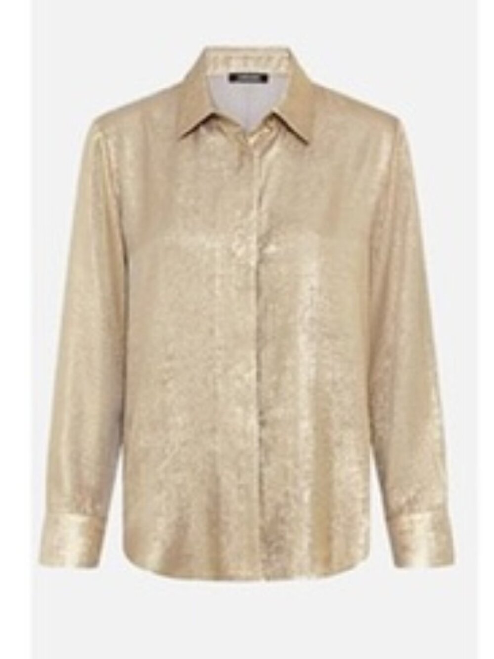 KAILIER Metallic Gold LSV Button-Down Shirt M - Picture 10 of 10